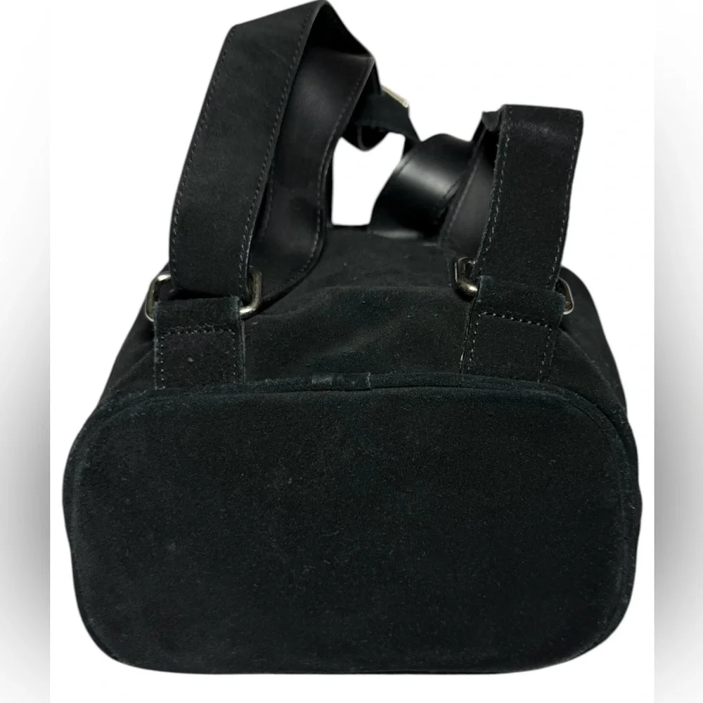 UGG Australia Nordie Shearling & Suede‎ Backpack Black Mini Bag